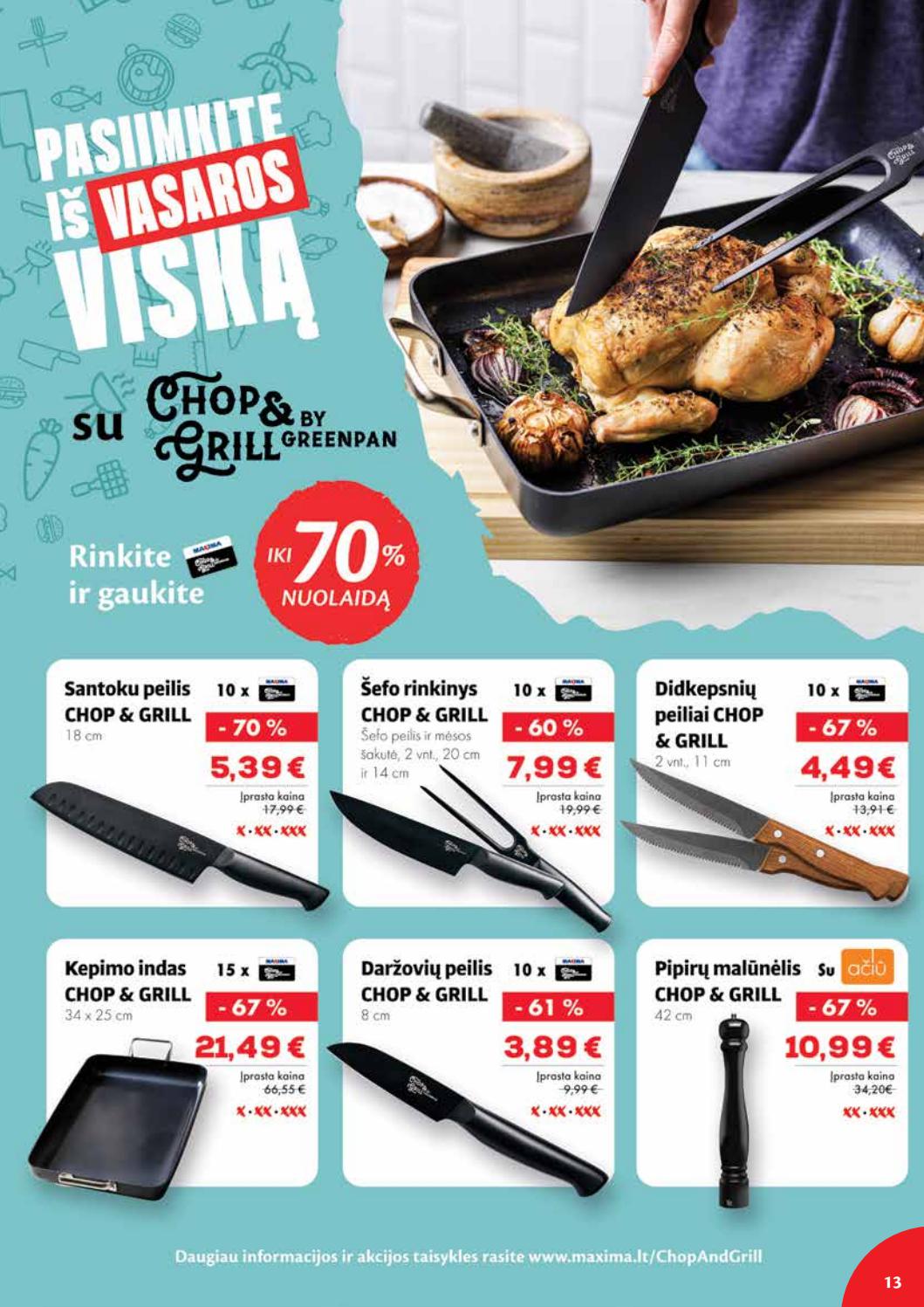 Maxima kaininis leidinys akcijos nuo 
  2021-05-11 iki 
  2021-05-17 | Leidinukas.lt puslapis 13