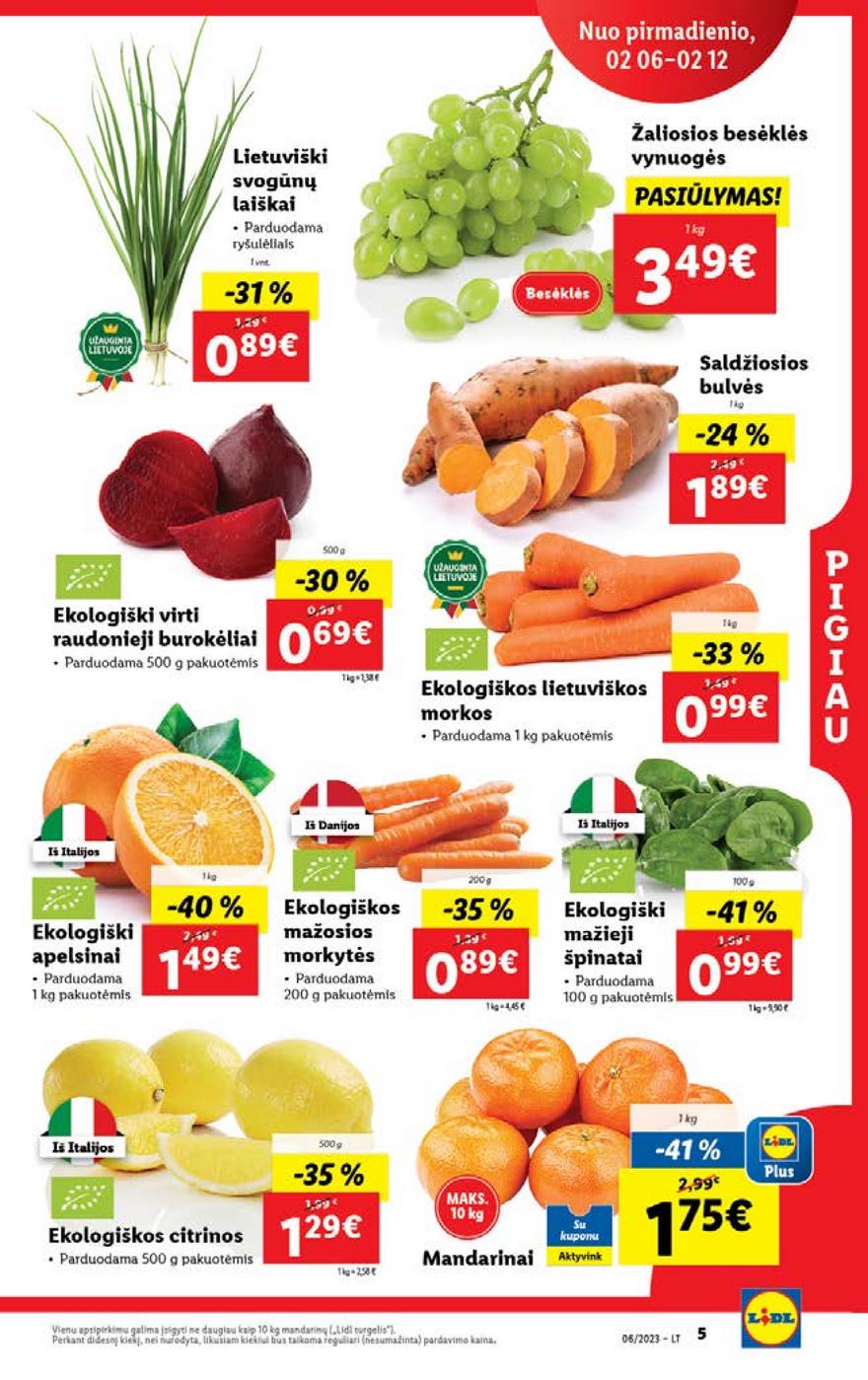 Lidl pasiūlymai akcijos nuo 
  2023-02-06 iki 
  2023-02-12 | Leidinukas.lt puslapis 5