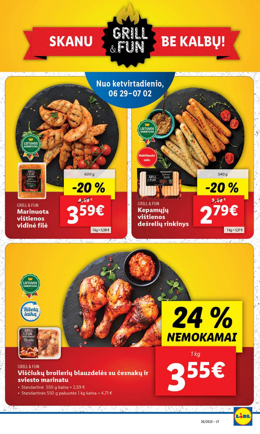 Lidl maisto prekių pasiūlymai akcijos nuo 
  2023-06-26 iki 
  2023-07-02 | Leidinukas.lt puslapis 12