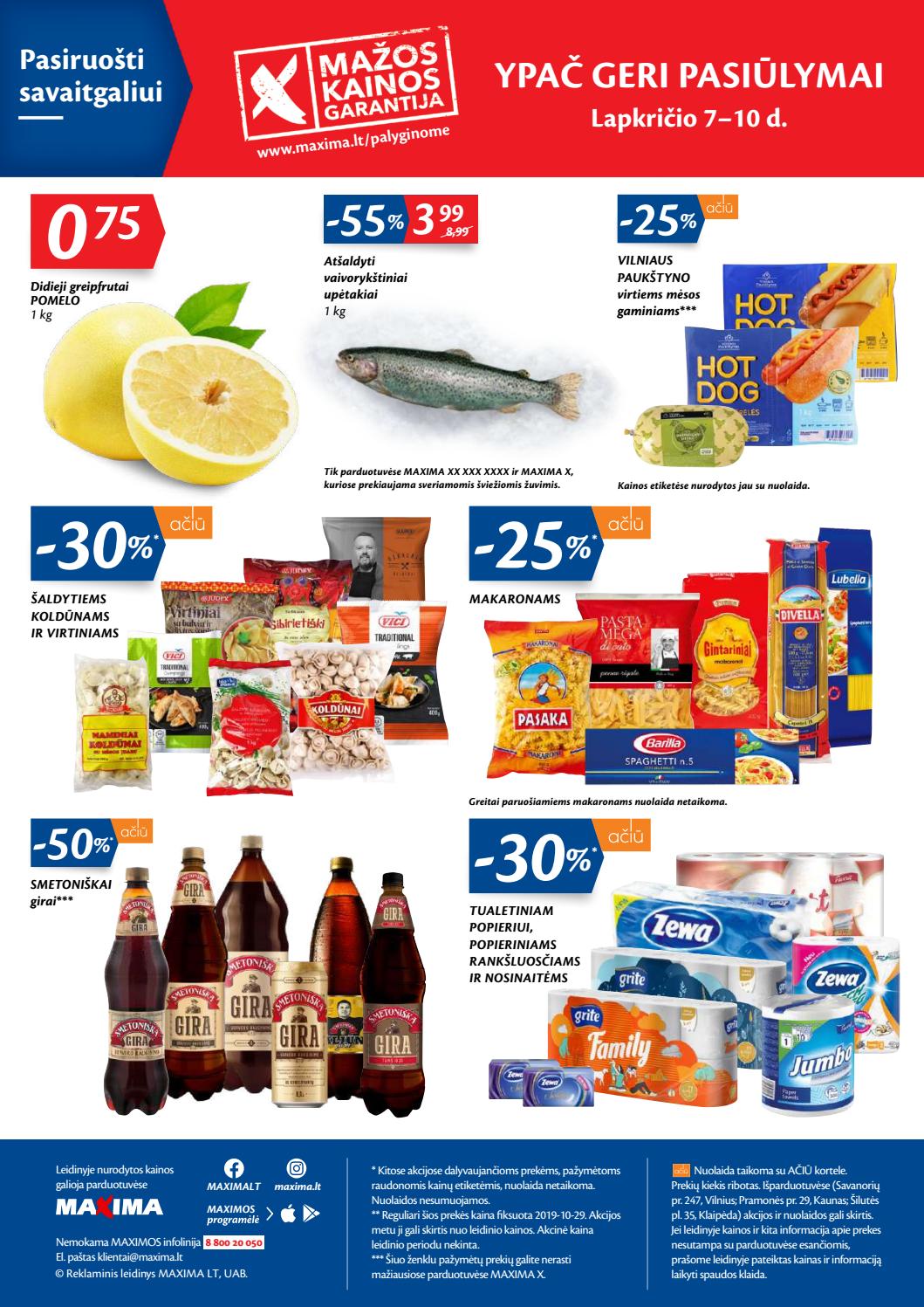 Maxima kaininis leidinys akcijos nuo 
  2019-11-05 iki 
  2019-11-11 | Leidinukas.lt puslapis 20
