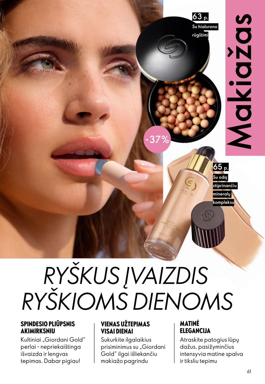 Oriflame katalogas akcijos nuo 
  2026-06-03 iki 
  2026-06-23 | Leidinukas.lt puslapis 61