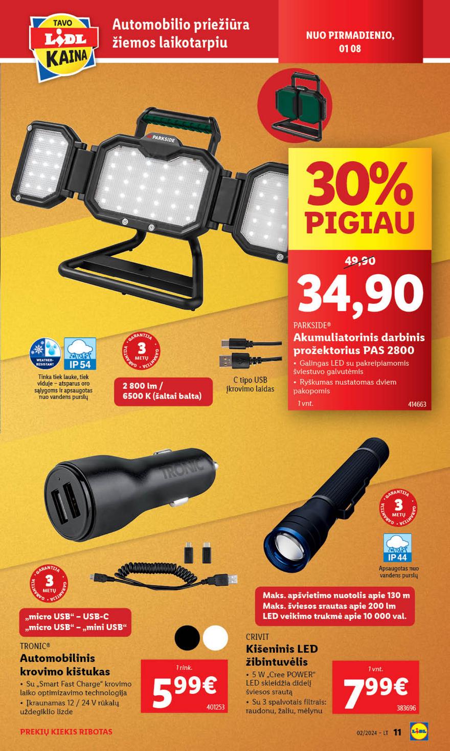 Ldil ne maisto prekių pasiūlymai akcijos nuo 
  2024-01-08 iki 
  2024-01-14 | Leidinukas.lt puslapis 11