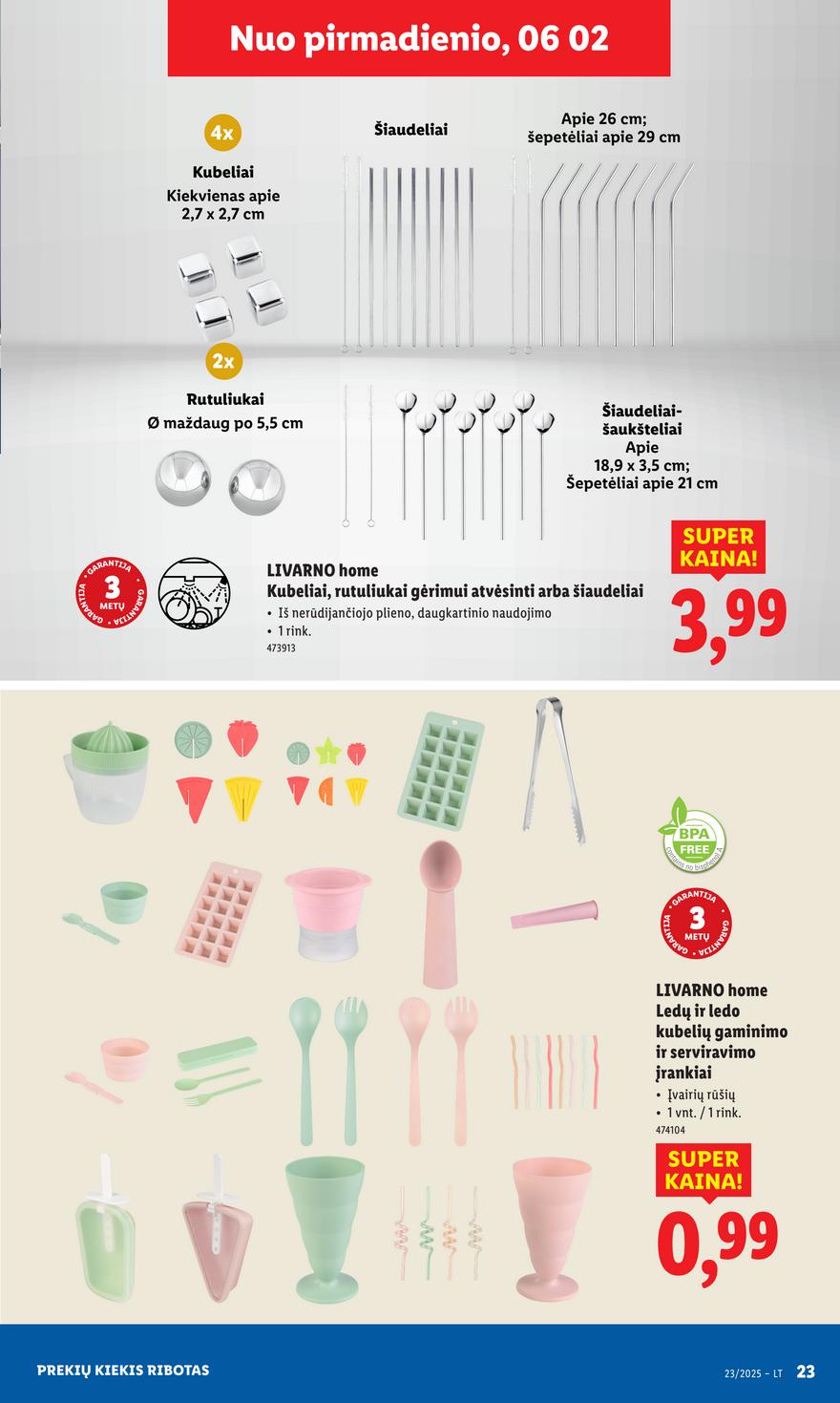 Lidl ne maisto leidinys akcijos nuo 
  2025-06-02 iki 
  2025-06-08 | Leidinukas.lt puslapis 23