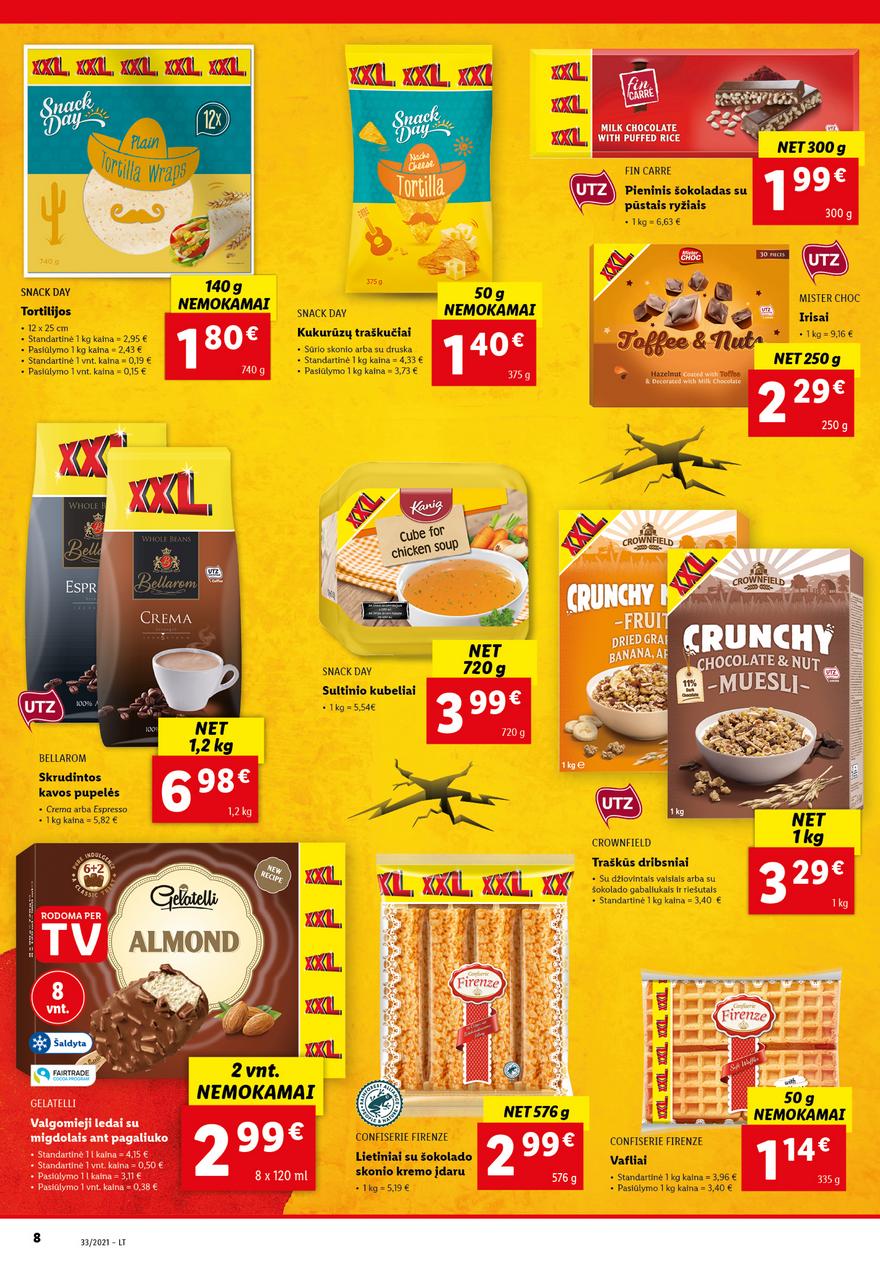 Lidl maisto prekių pasiūlymai akcijos nuo 
  2021-08-16 iki 
  2021-08-22 | Leidinukas.lt puslapis 8