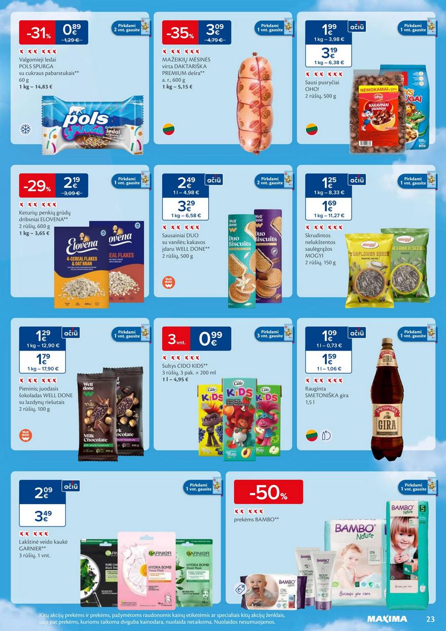 Maxima savaitinis leidinys 37 akcijos nuo
2024-09-10 iki
2024-09-16 | Leidinukas.lt puslapis 23