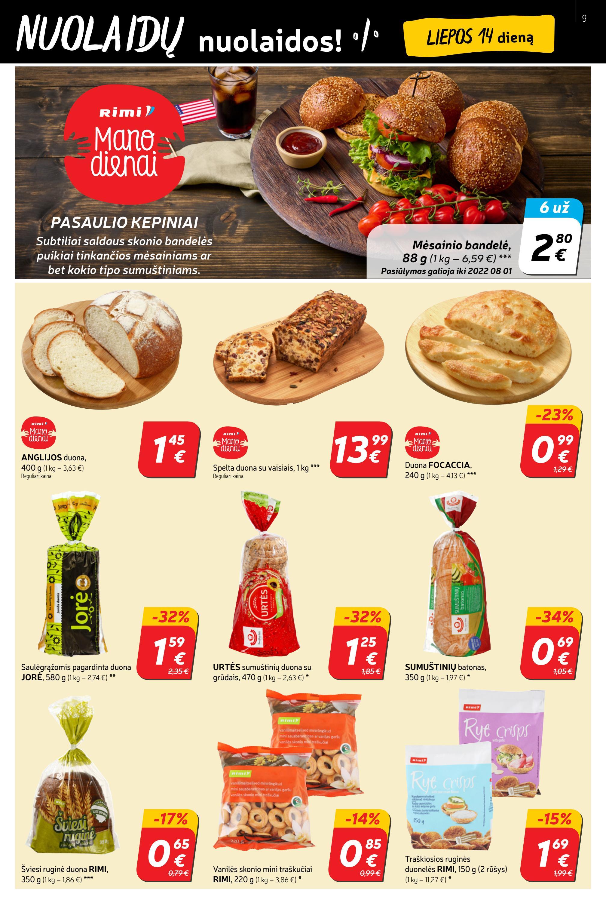 Rimi savaitinis leidinys akcijos nuo 
  2022-07-12 iki 
  2022-07-18 | Leidinukas.lt puslapis 9