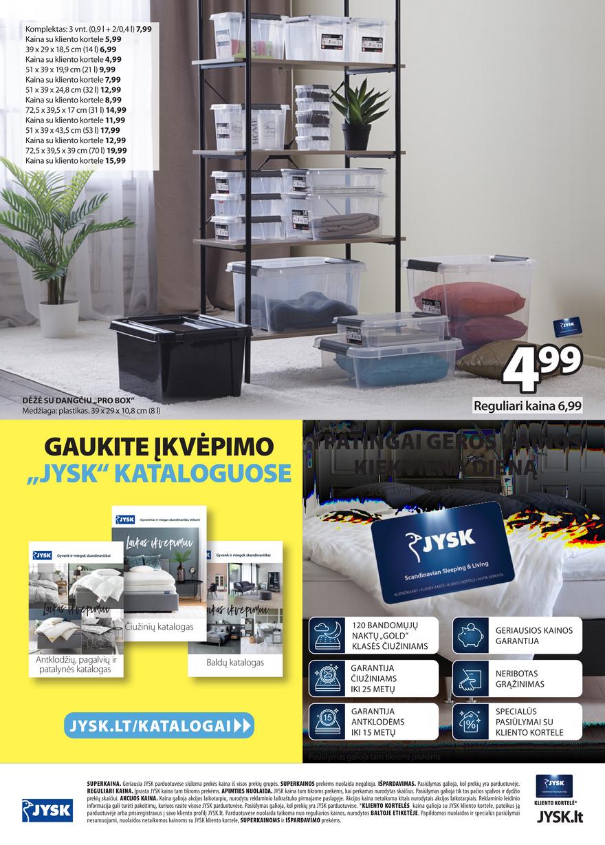 Jysk leidinys akcijos nuo 
  2022-03-15 iki 
  2022-03-28 | Leidinukas.lt puslapis 24