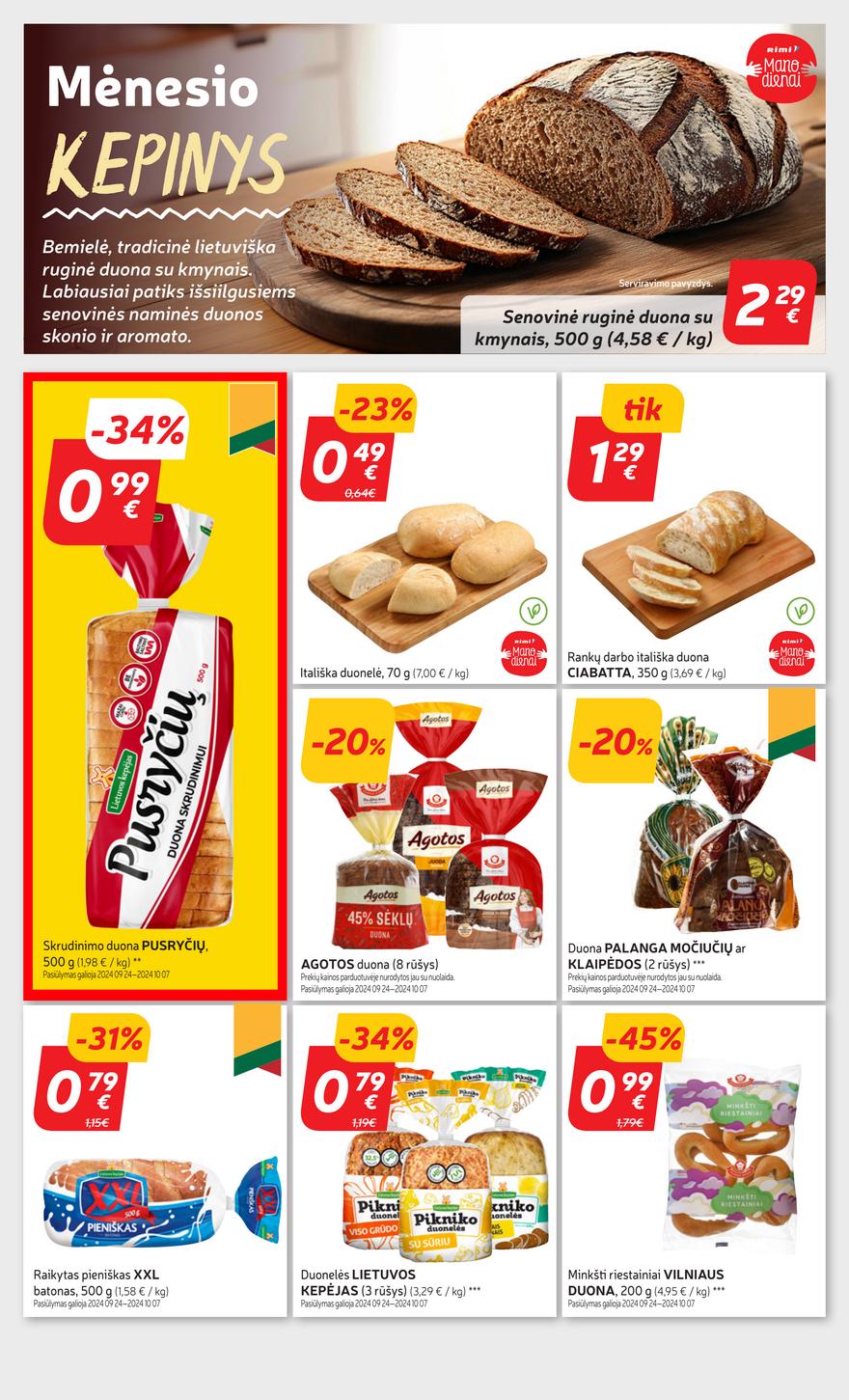 Rimi savaitinis leidinys 40 akcijos nuo 
  2024-10-01 iki 
  2024-10-07 | Leidinukas.lt puslapis 11
