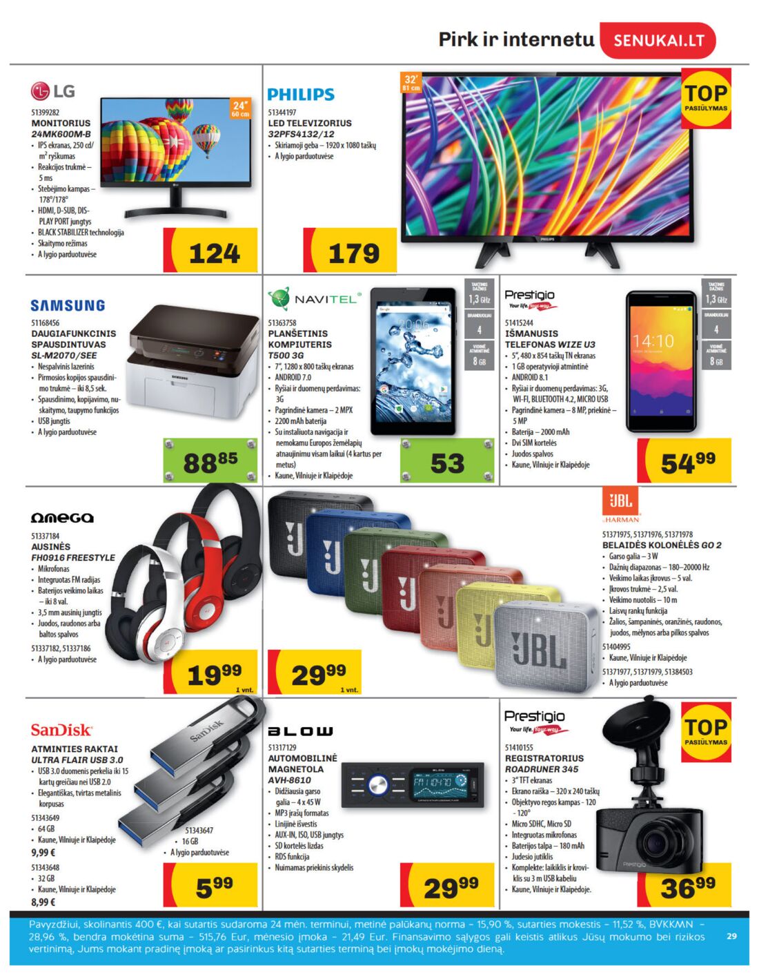 Senukai reklaminis leidinys akcijos nuo 
  2019-09-20 iki 
  2019-10-07 | Leidinukas.lt puslapis 29