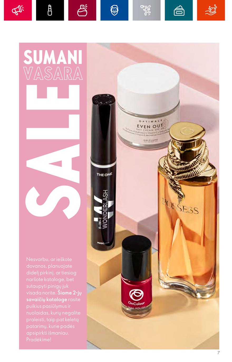 Oriflame leidinys akcijos nuo 
  2023-07-19 iki 
  2023-08-01 | Leidinukas.lt puslapis 7