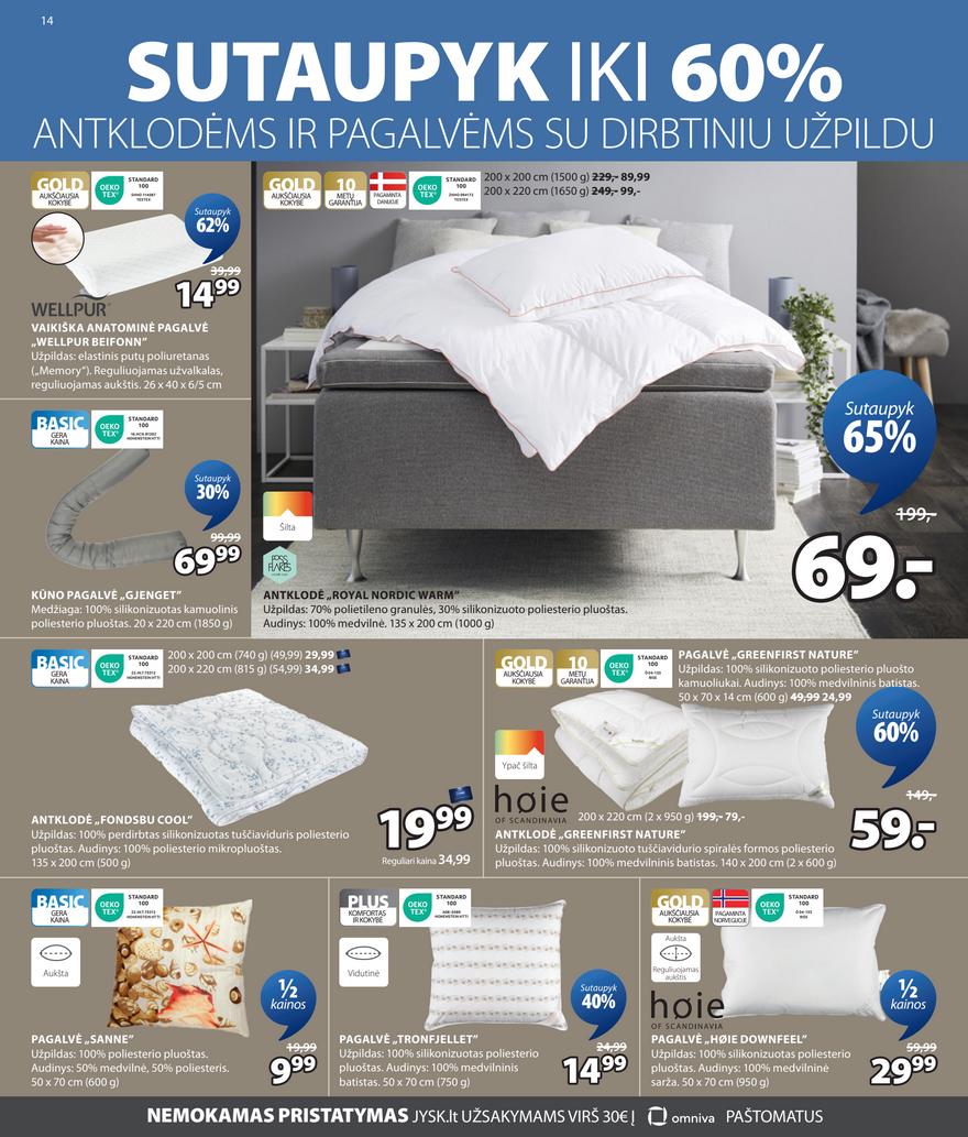 Jysk akcijų leidinys akcijos nuo 
  2025-03-18 iki 
  2025-03-31 | Leidinukas.lt puslapis 14