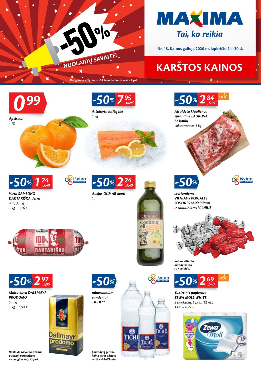 Maxima kaininis leidinys akcijos nuo 
  2020-11-24 iki 
  2020-11-30 | Leidinukas.lt puslapis 1