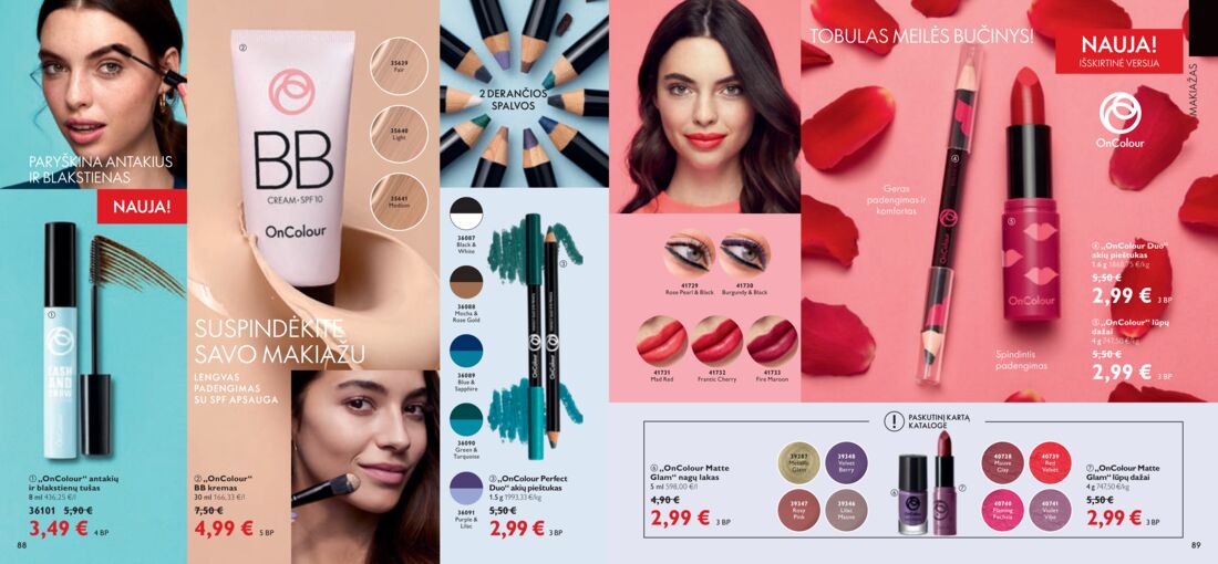 Oriflame katalogas akcijos nuo 
  2021-03-01 iki 
  2021-03-31 | Leidinukas.lt puslapis 45