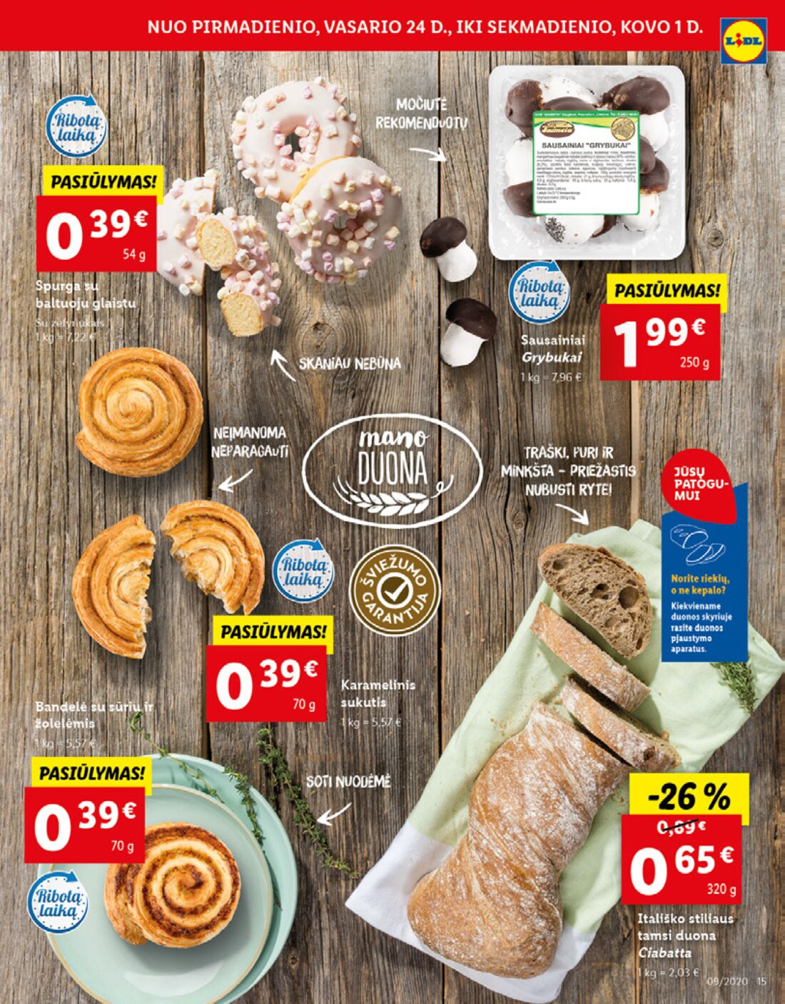 Lidl savaitinis leidinys akcijos nuo 
  2020-02-24 iki 
  2020-03-01 | Leidinukas.lt puslapis 15