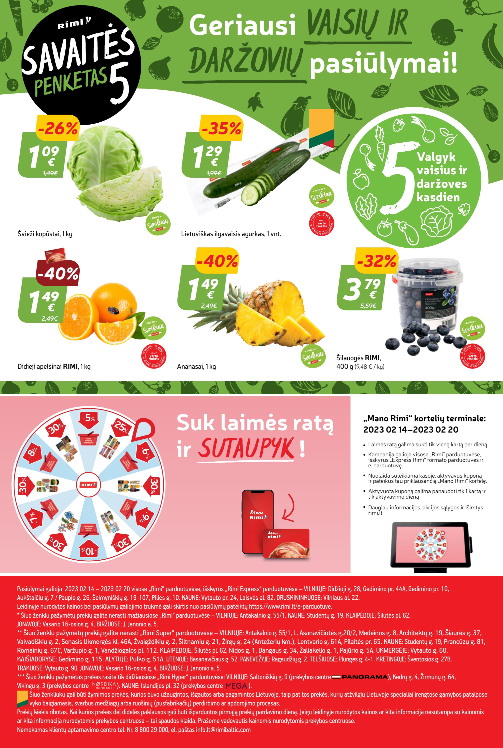 Rimi savaitinis leidinys akcijos nuo 
  2023-02-14 iki 
  2023-02-20 | Leidinukas.lt puslapis 23