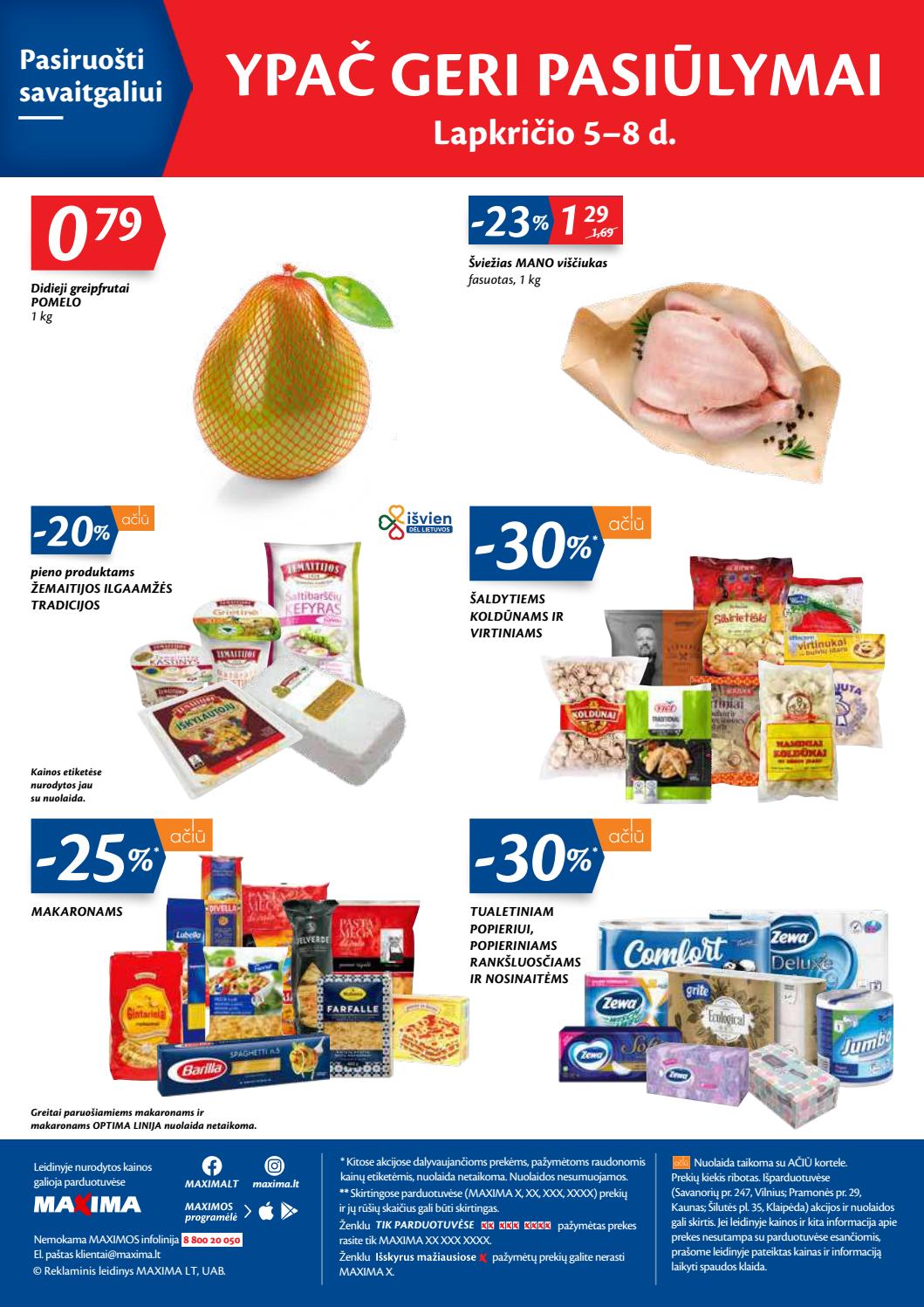 Maxima kaininis leidinys akcijos nuo 
  2020-11-03 iki 
  2020-11-09 | Leidinukas.lt puslapis 28
