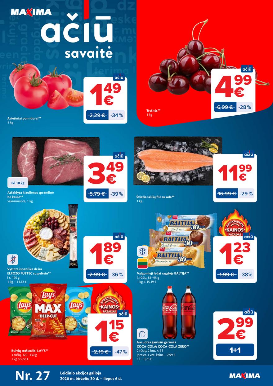 Maxima leidinys akcijos nuo 
  2026-06-30 iki 
  2026-07-06 | Leidinukas.lt puslapis 1