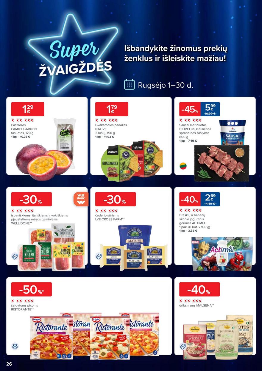 Maxima kaininis leidinys akcijos nuo 
  2023-09-05 iki 
  2023-09-11 | Leidinukas.lt puslapis 26