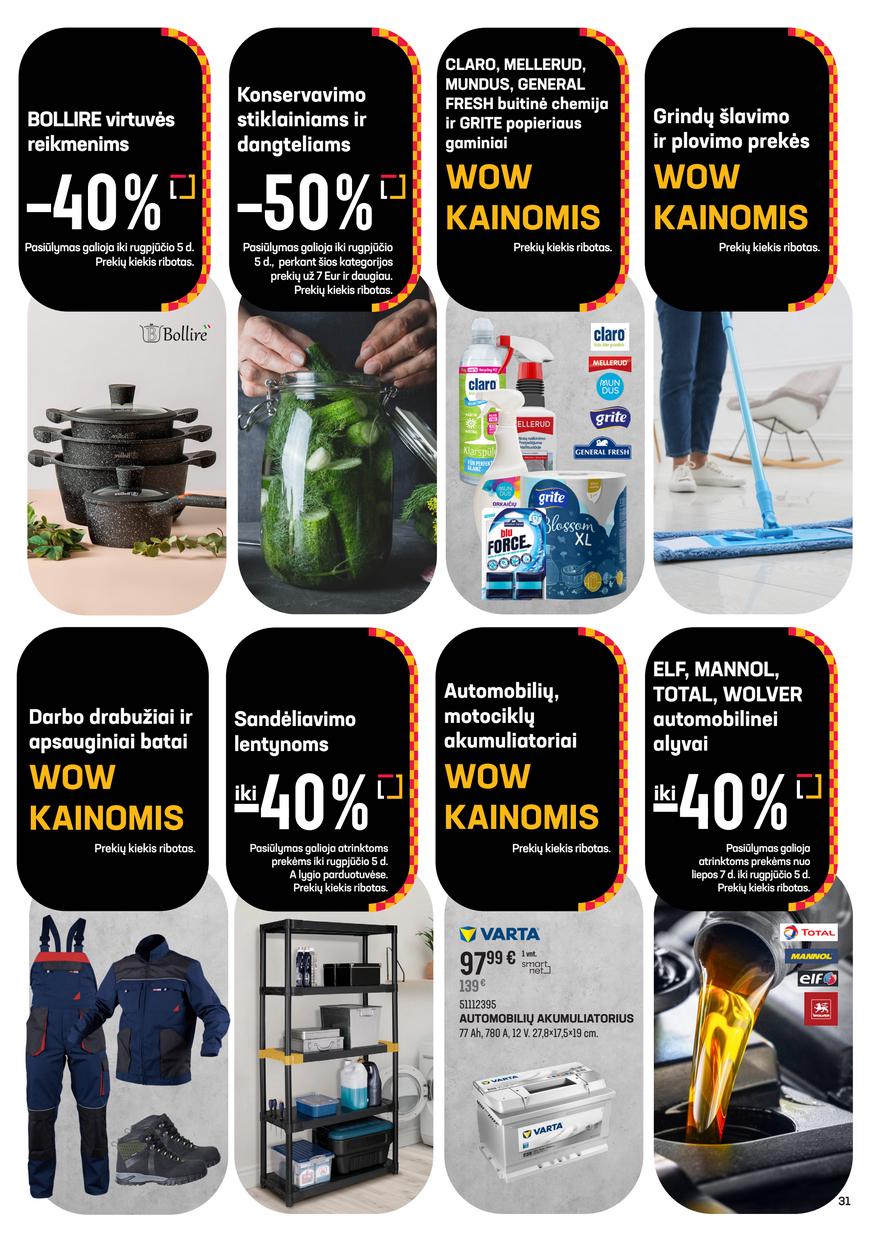 Senukai leidinys akcijos nuo 
  2024-07-05 iki 
  2024-08-05 | Leidinukas.lt puslapis 31