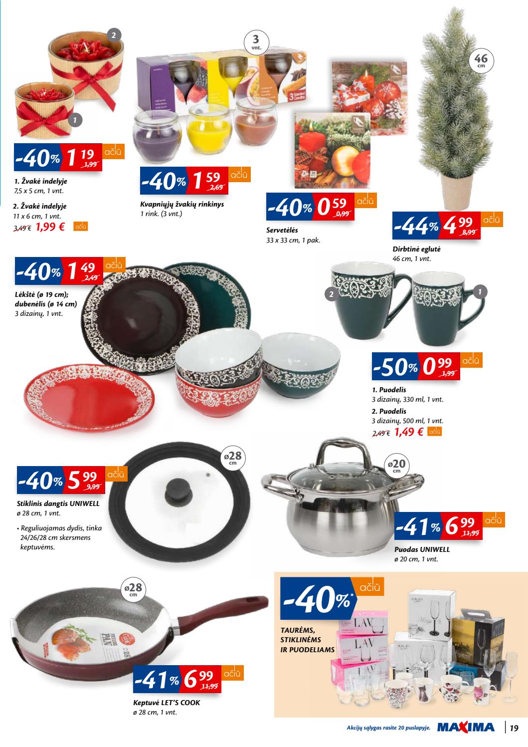 Maxima kaininis leidinys akcijos nuo 
  2019-11-19 iki 
  2019-11-25 | Leidinukas.lt puslapis 19