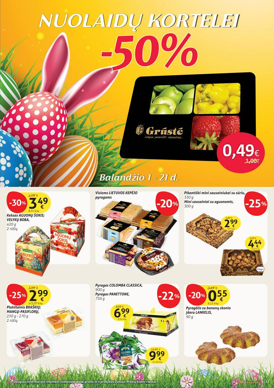 Grūstės leidinys akcijos nuo 
  2025-04-01 iki 
  2025-04-21 | Leidinukas.lt puslapis 13