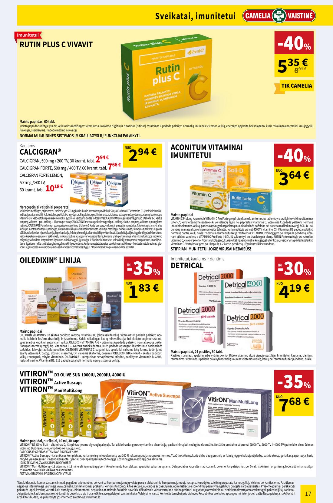 Camelia balandžio leidinys akcijos nuo
2021-04-01 iki
2021-04-30 | Leidinukas.lt puslapis 17