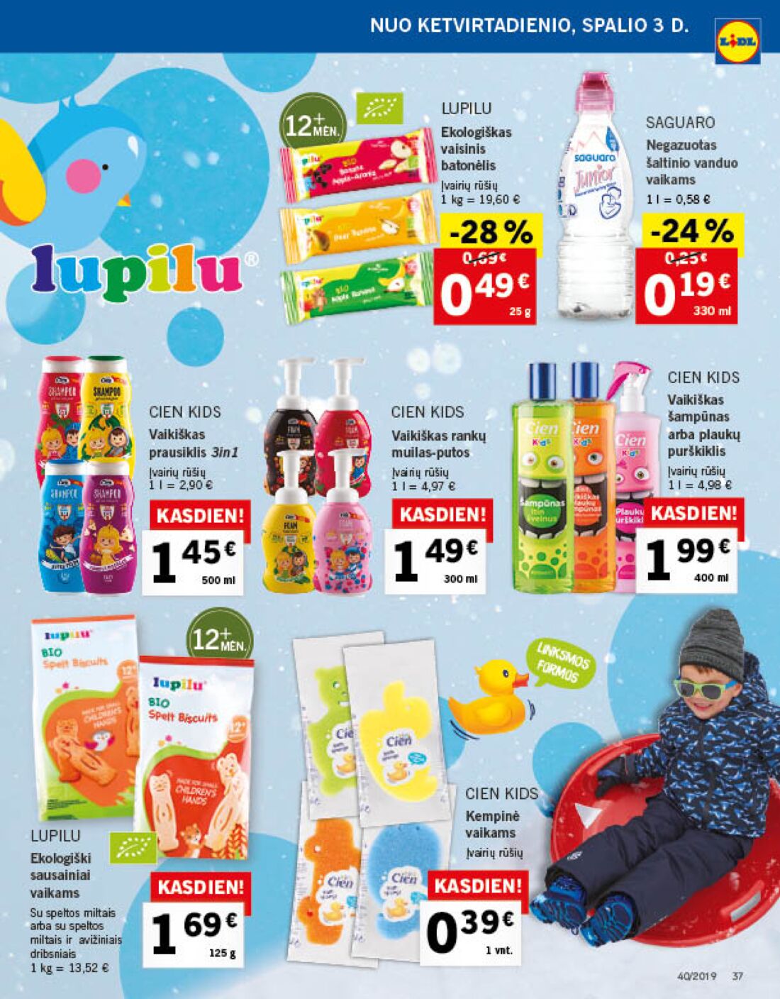 Lidl savaitinis leidinys akcijos nuo 
  2019-09-30 iki 
  2019-10-06 | Leidinukas.lt puslapis 37