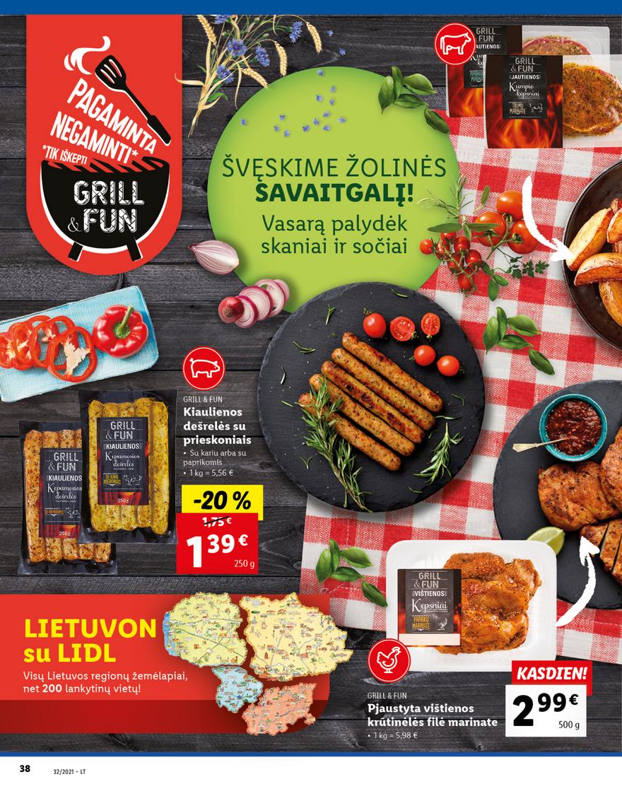 Lidl maisto prekių pasiūlymai akcijos nuo 
  2021-08-09 iki 
  2021-08-15 | Leidinukas.lt puslapis 38