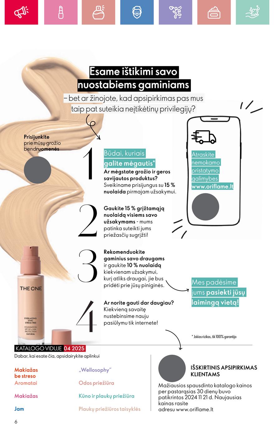 Oriflame katalogas akcijos nuo 
  2025-03-09 iki 
  2025-03-29 | Leidinukas.lt puslapis 6