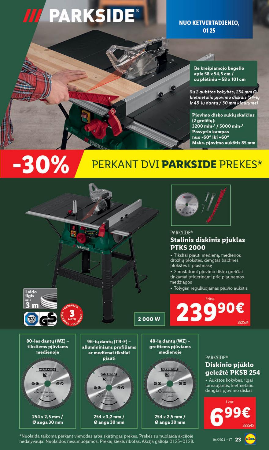 Lidl pasiūlymai akcijos nuo 
  2024-01-22 iki 
  2024-01-28 | Leidinukas.lt puslapis 23