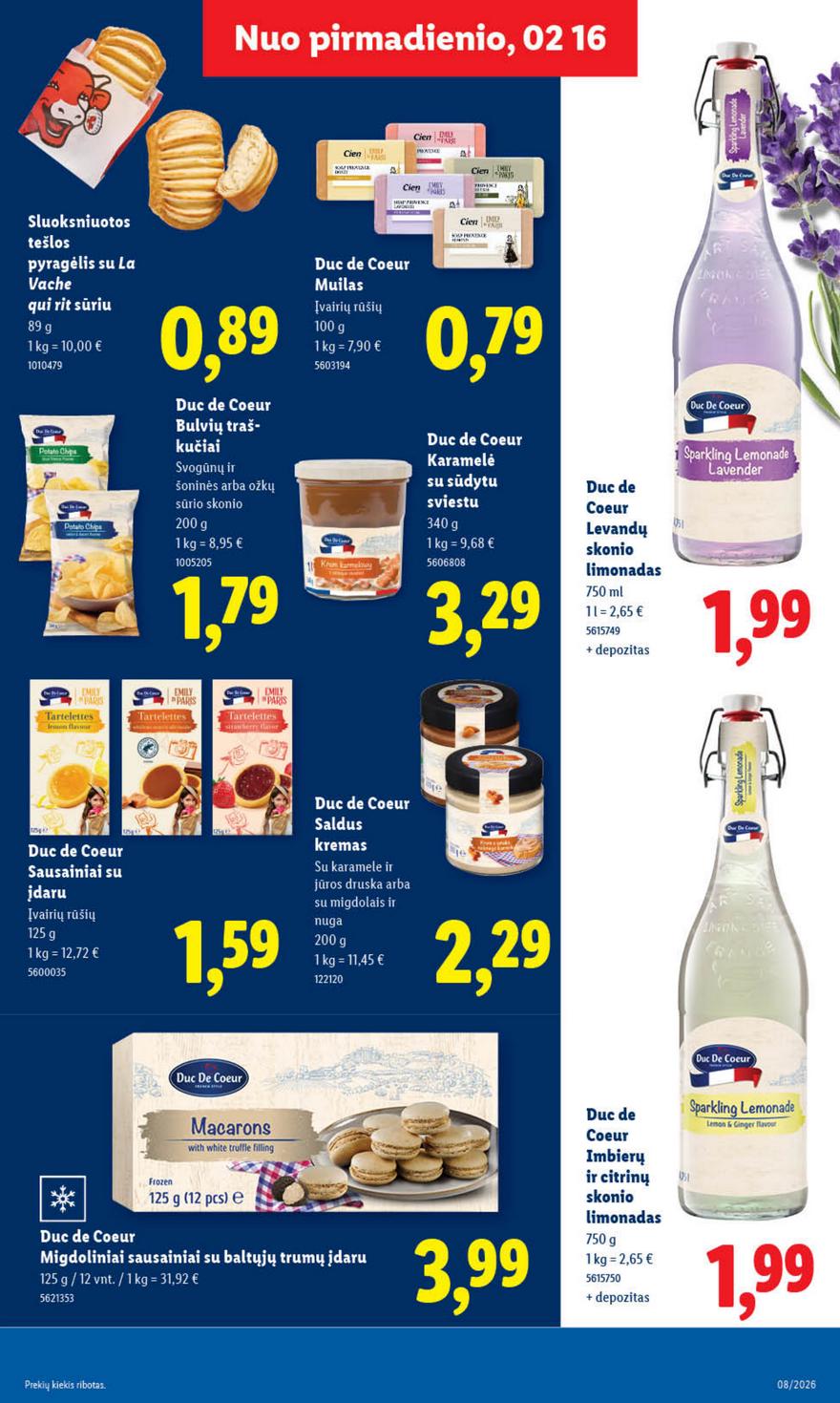 Lidl leidinys akcijos nuo 
  2026-02-16 iki 
  2026-02-22 | Leidinukas.lt puslapis 21