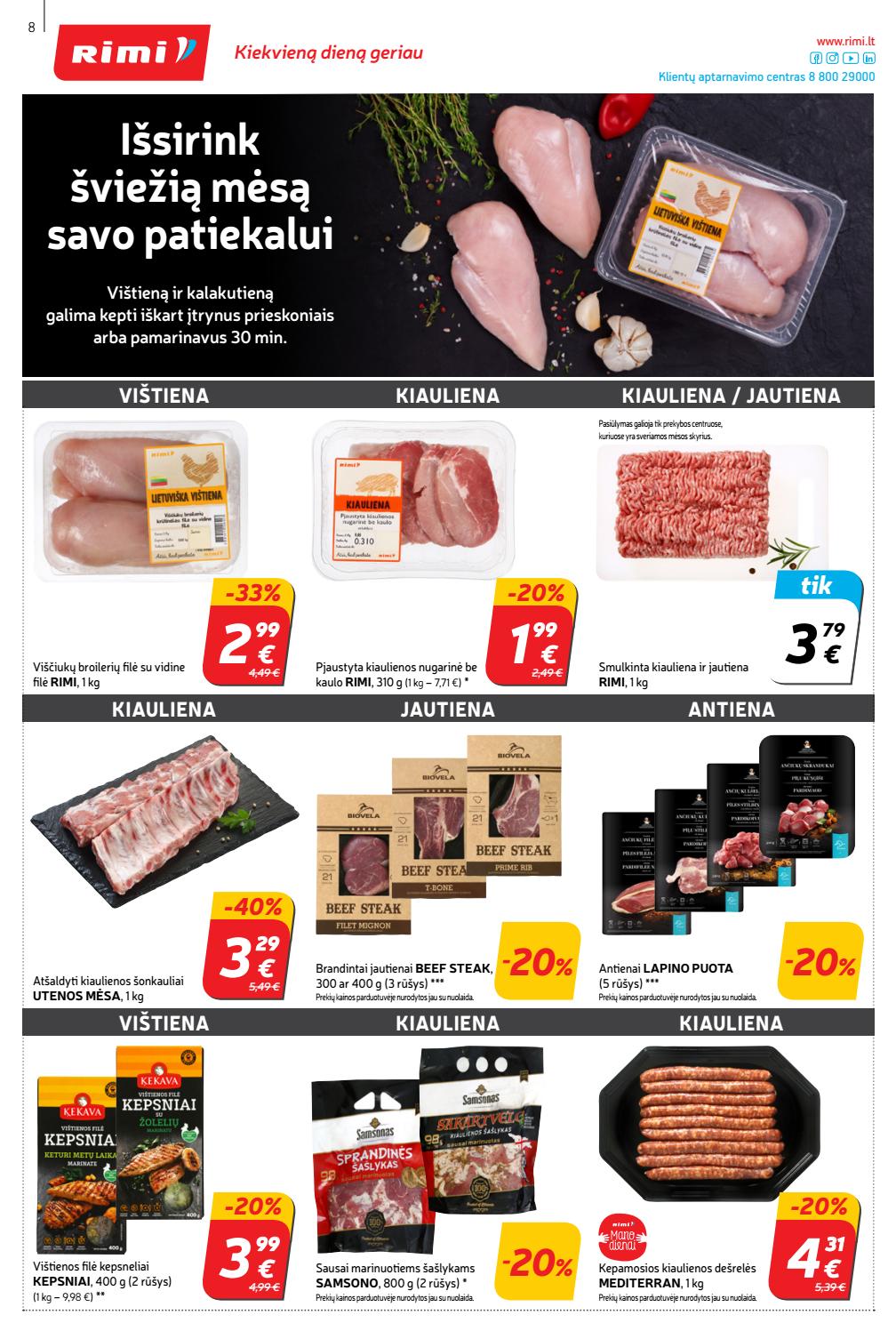 Rimi savaitinis leidinys akcijos nuo 
  2020-07-14 iki 
  2020-07-20 | Leidinukas.lt puslapis 8