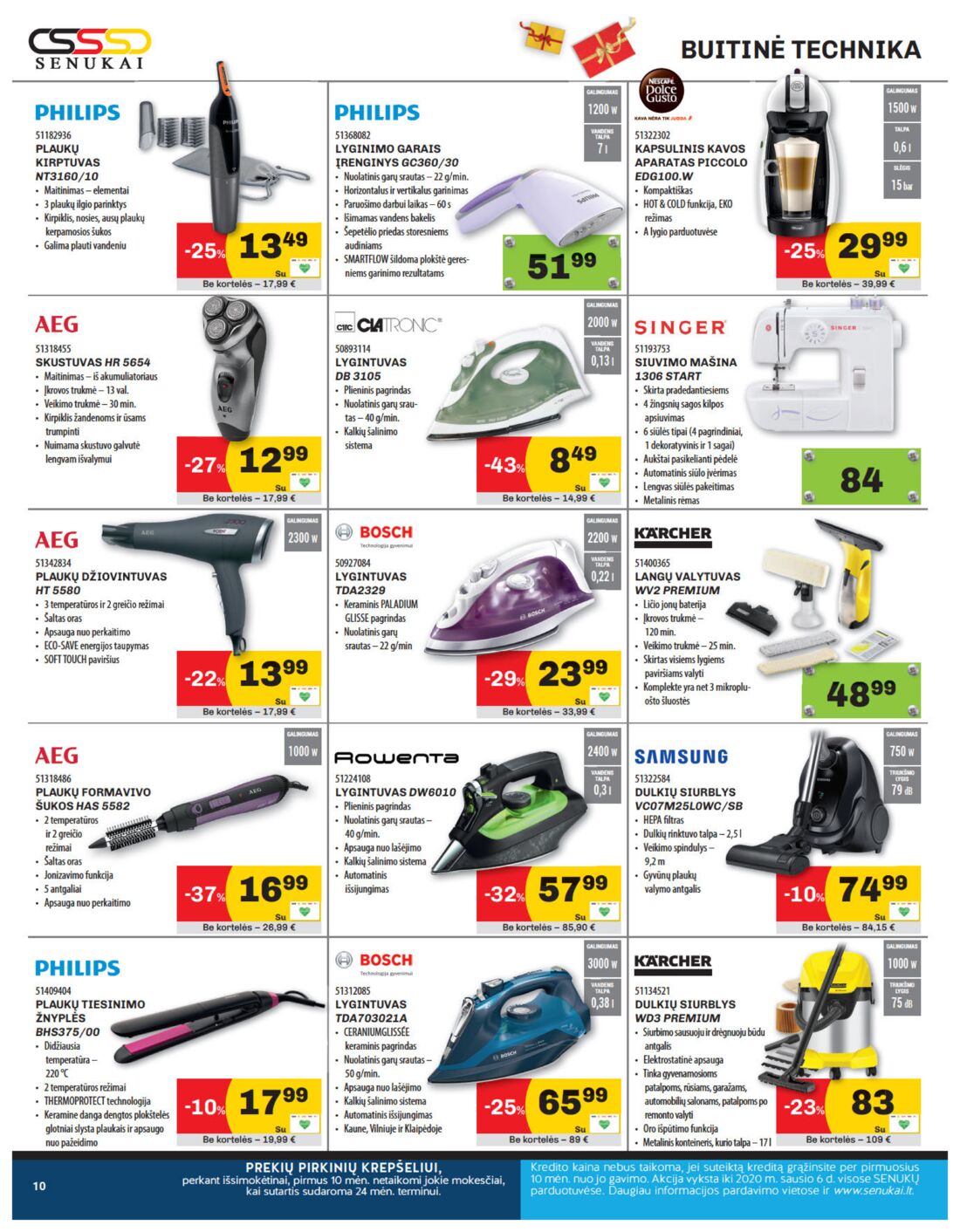 Senukai reklaminis leidinys akcijos nuo 
  2019-12-05 iki 
  2020-01-06 | Leidinukas.lt puslapis 10