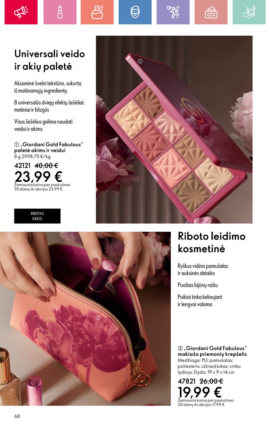 Oriflame katalogas akcijos nuo 
  2025-06-22 iki 
  2025-07-12 | Leidinukas.lt puslapis 68