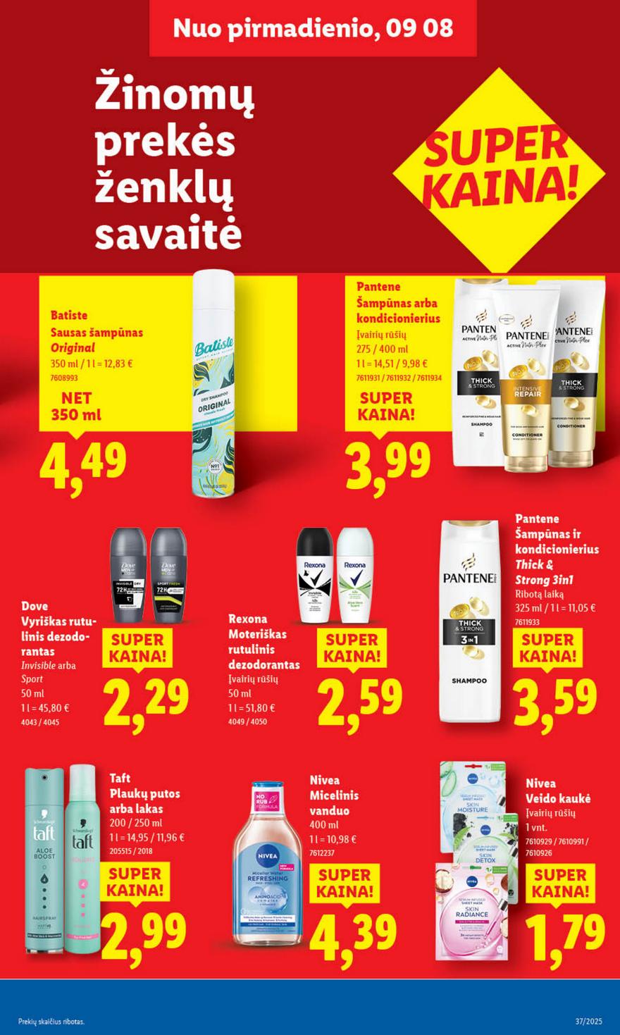 Lidl leidinys akcijos nuo 
  2025-09-08 iki 
  2025-09-14 | Leidinukas.lt puslapis 29
