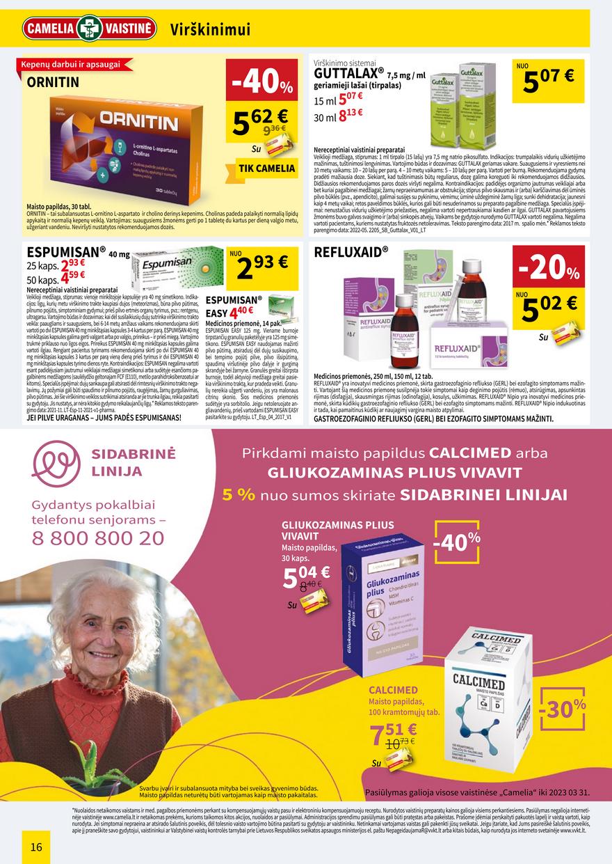 Camelia kovo leidinys akcijos nuo 
  2023-03-01 iki 
  2023-03-31 | Leidinukas.lt puslapis 16