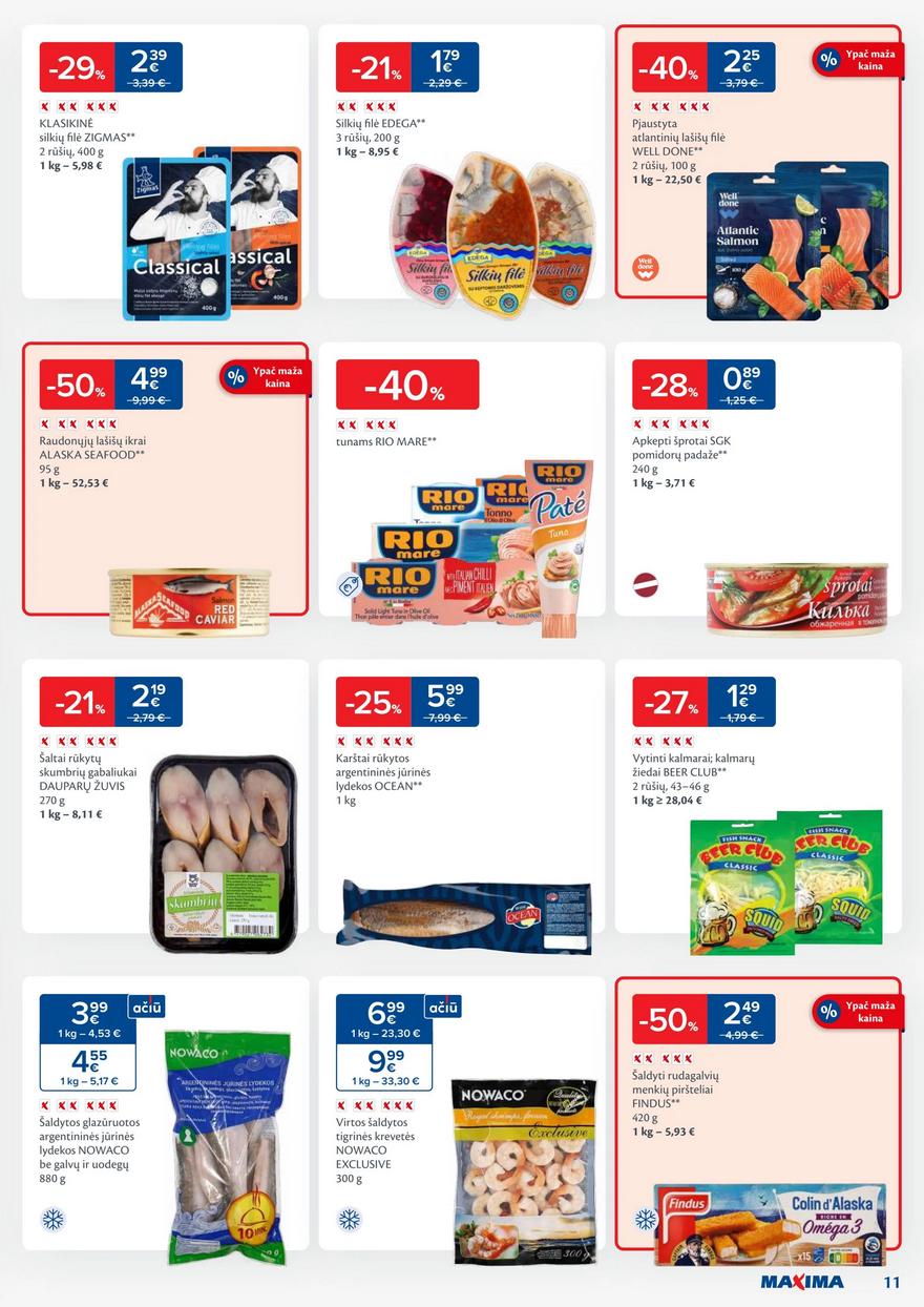 Maxima kaininis leidinys akcijos nuo 
  2024-01-30 iki 
  2024-02-05 | Leidinukas.lt puslapis 11