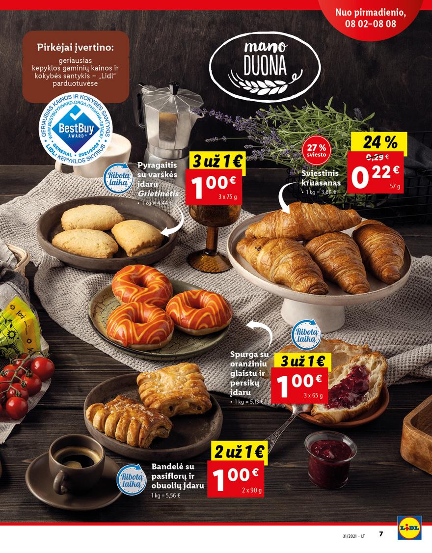 Lidl maisto prekių pasiūlymai akcijos nuo 
  2021-08-02 iki 
  2021-08-08 | Leidinukas.lt puslapis 7