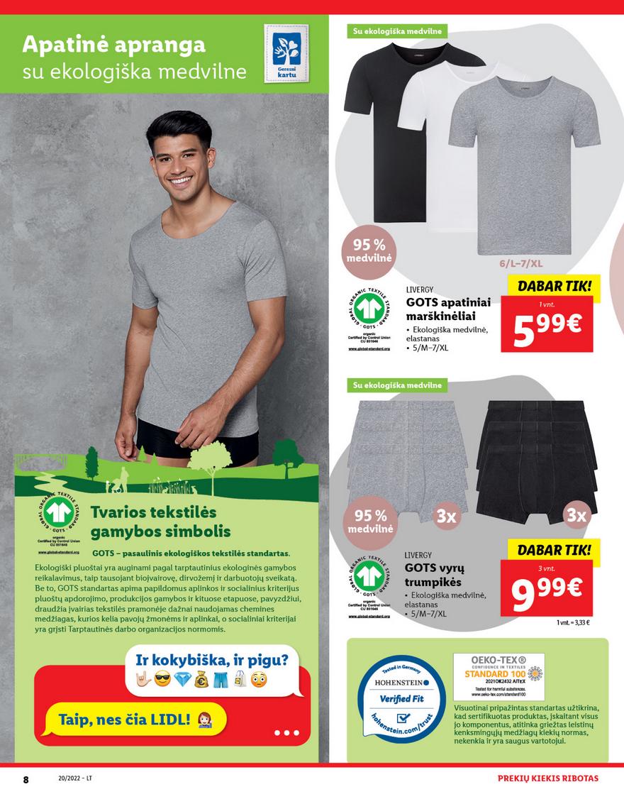 Lidl pasiūlymai akcijos nuo 
  2022-05-16 iki 
  2022-05-22 | Leidinukas.lt puslapis 8
