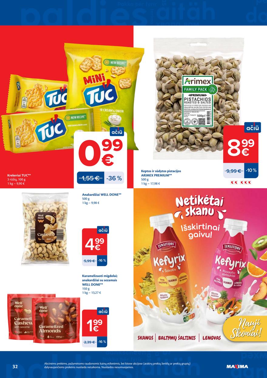 Maxima leidinys akcijos nuo 
  2026-06-16 iki 
  2026-06-22 | Leidinukas.lt puslapis 32