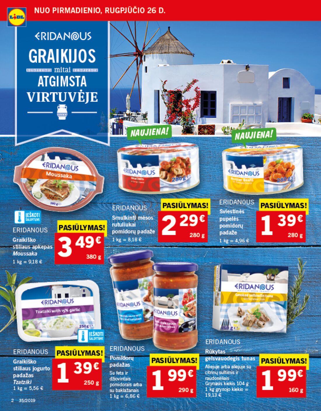 Lidl savaitinis leidinys akcijos nuo 
  2019-08-26 iki 
  2019-09-01 | Leidinukas.lt puslapis 2