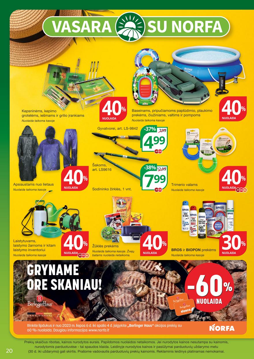 Norfos kaininis leidinys akcijos nuo
2023-08-10 iki
2023-08-23 | Leidinukas.lt puslapis 20