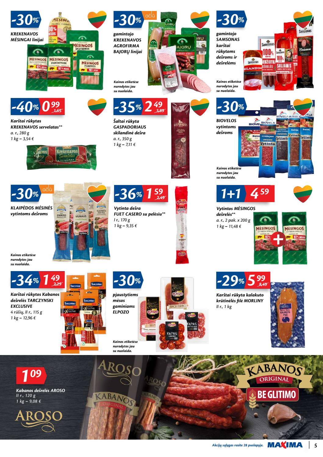 Maxima kaininis leidinys akcijos nuo 
  2020-03-10 iki 
  2020-03-16 | Leidinukas.lt puslapis 5