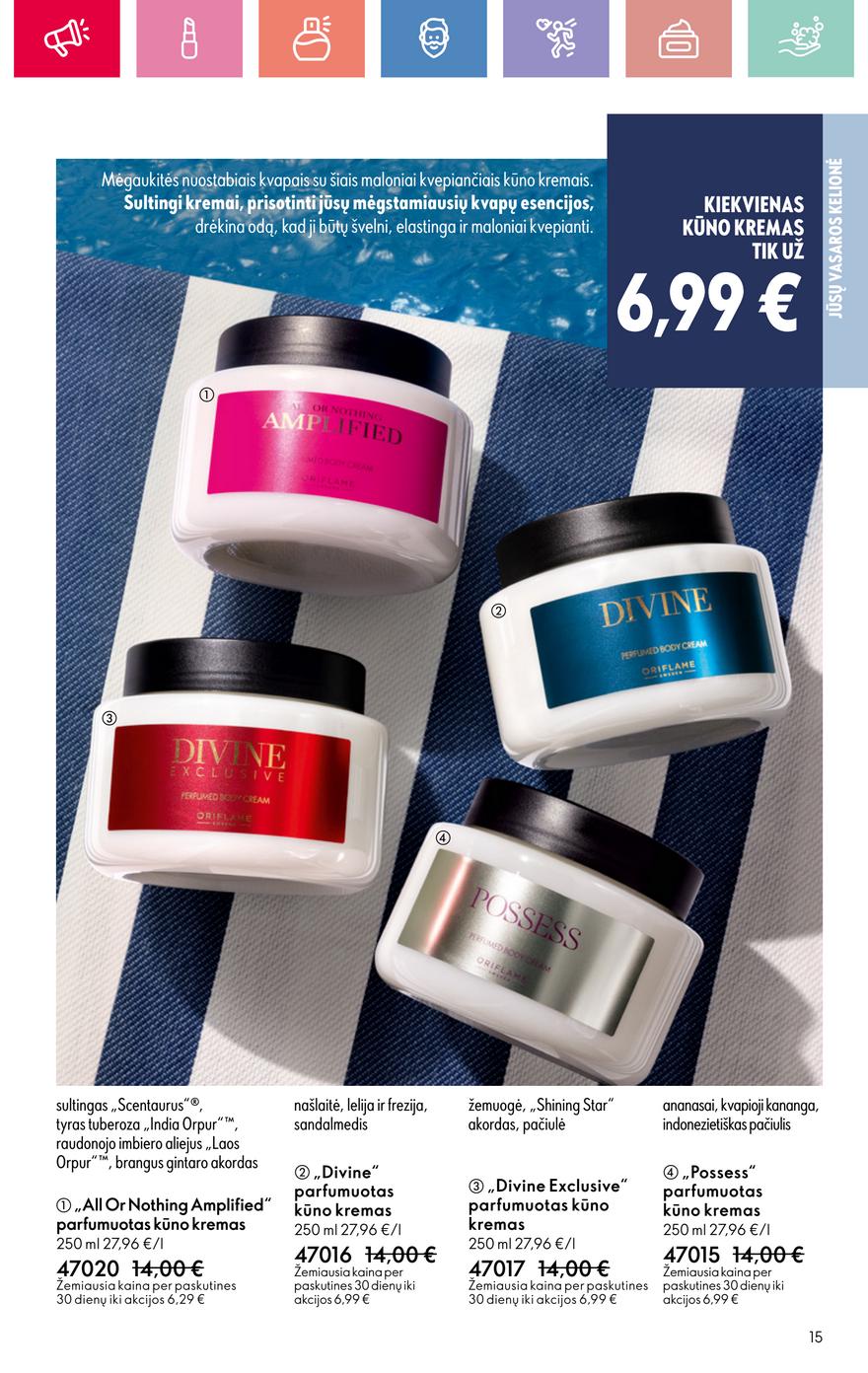 Oriflame katalogas akcijos nuo 
  2025-06-22 iki 
  2025-07-12 | Leidinukas.lt puslapis 15