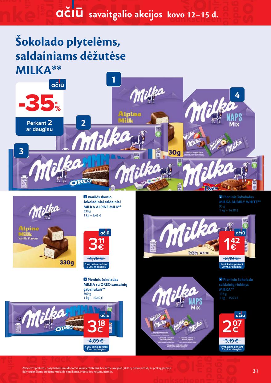 Maxima leidinukas akcijos nuo 
  2026-03-10 iki 
  2026-03-16 | Leidinukas.lt puslapis 31