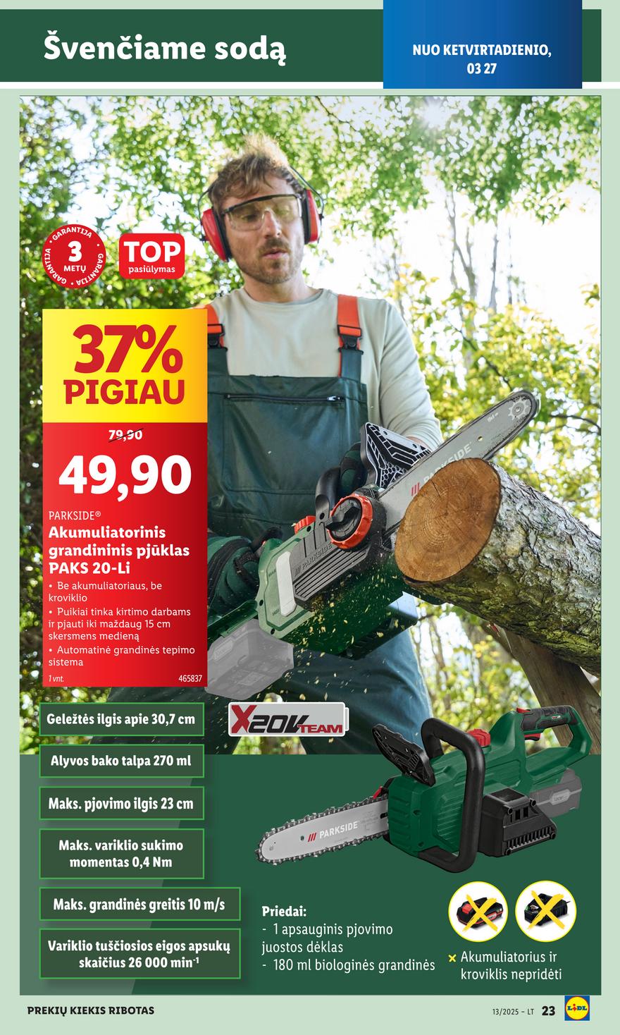 Lidl ne maisto leidinys akcijos nuo 
  2025-03-24 iki 
  2025-03-30 | Leidinukas.lt puslapis 23