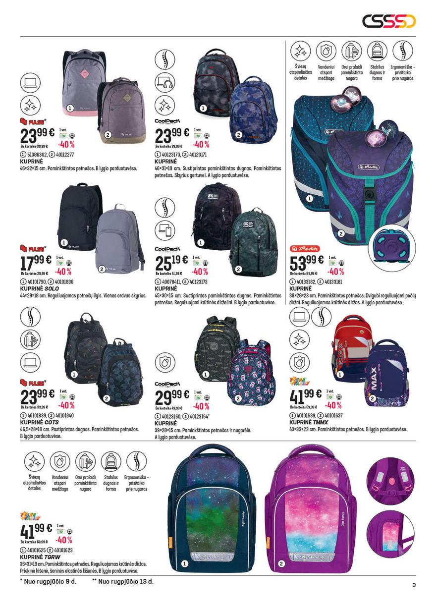 Mokyklinės prekės senukuose akcijos nuo 
  2021-08-04 iki 
  2021-09-01 | Leidinukas.lt puslapis 3
