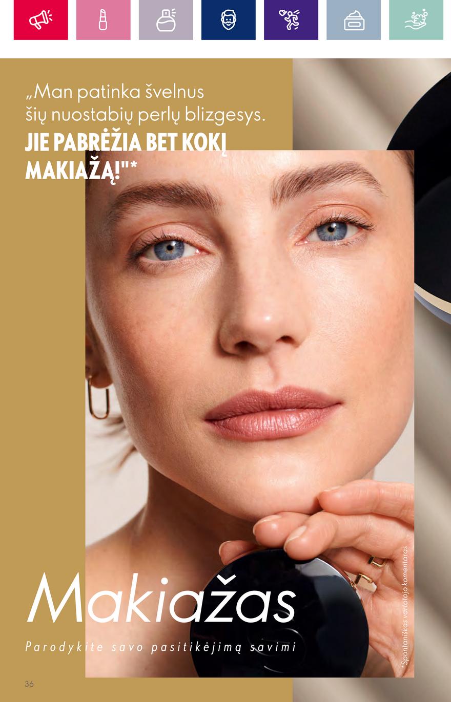 Oriflame katalogas akcijos nuo 
  2023-10-04 iki 
  2023-11-01 | Leidinukas.lt puslapis 36