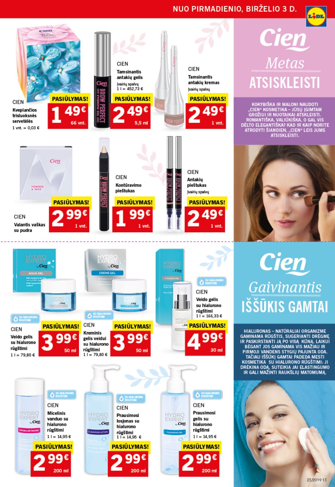 Lidl savaitinis leidinys akcijos nuo 
  2019-06-03 iki 
  2019-06-09 | Leidinukas.lt puslapis 13