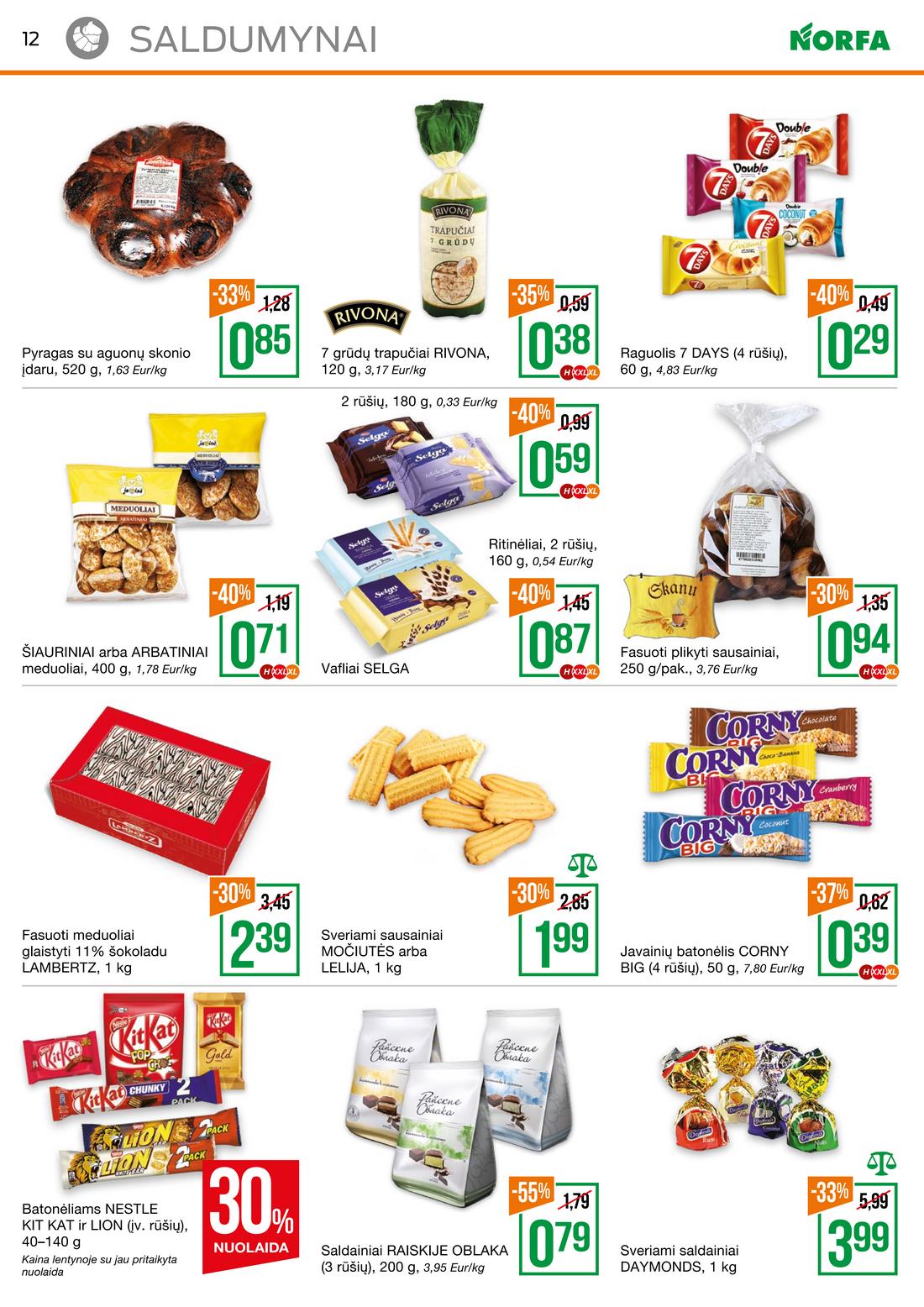 Norfos kaininis leidinys akcijos nuo 
  2021-04-08 iki 
  2021-04-21 | Leidinukas.lt puslapis 12